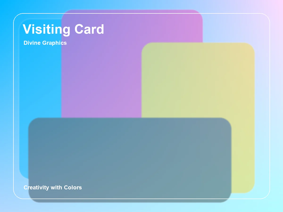 Visiting card mockup